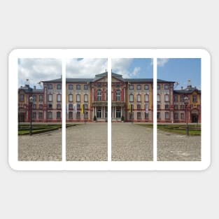 Bruchsal Palace (Schloss Bruchsal), also called the Damiansburg, is a Baroque palace complex located in the Baden-Wurttemberg. A fine Roccoco decoration. Germany Sticker